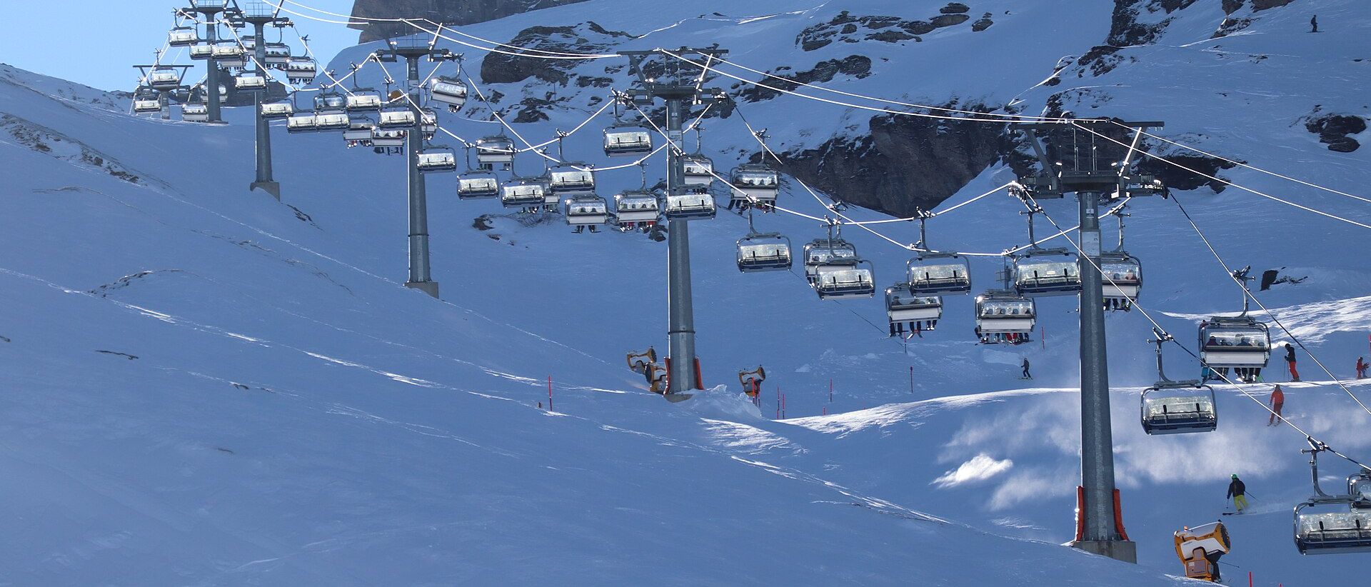 Ski resort chairlift